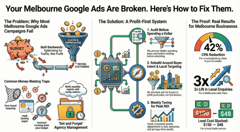 Melbourne google ads infographic
